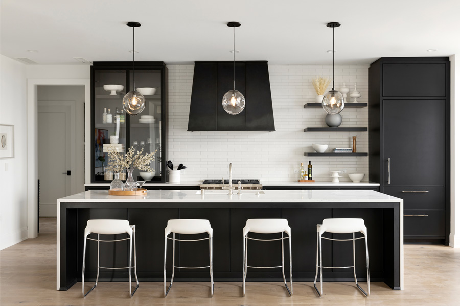 A model unit at ELEVEN showcasing the Chelsea interior design package.