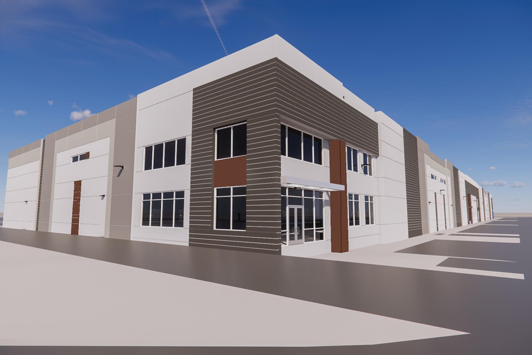 Rendering of Northwest Commerce Center in Broomfield, Colorado