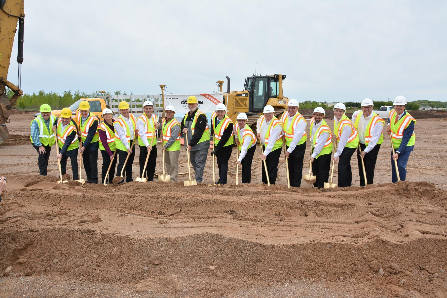 Mills Fleet Farm Groundbreaking Ceremony