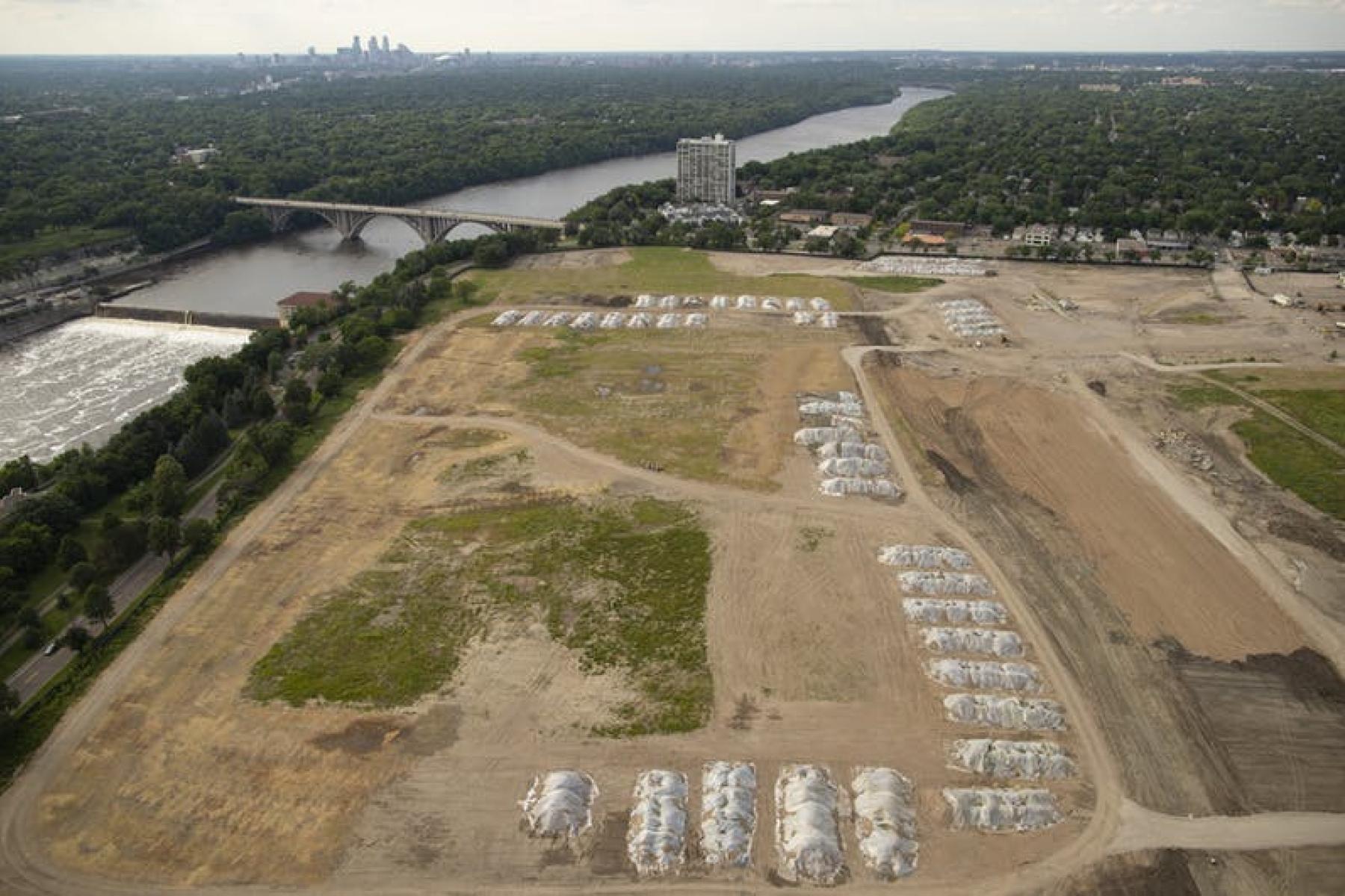 Former Ford Assembly Plant in Saint Paul looking Northwest