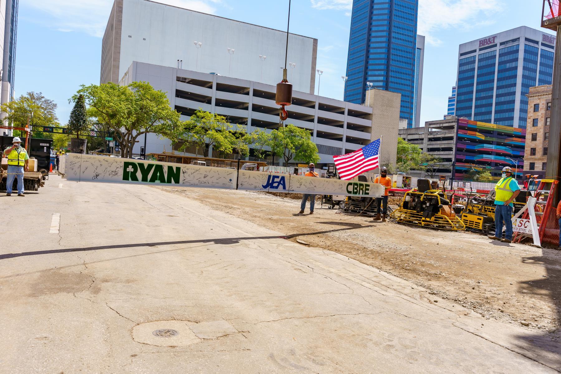 JEA Headquarters Tops Out, Ryan Companies