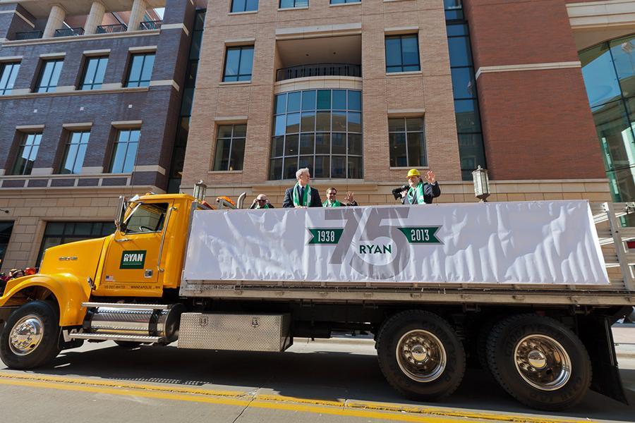 Ryan Truck in Parade