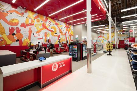 Target North Park Checkout Lanes
