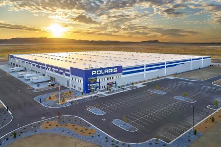 Polaris Multi-Brand Distribution Center Exterior Aerial