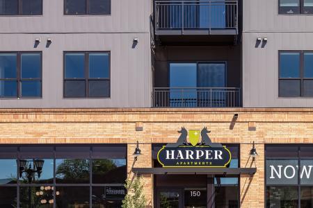 Harper Apartments Front Door