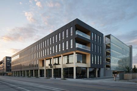 111 East Grand Exterior Corner