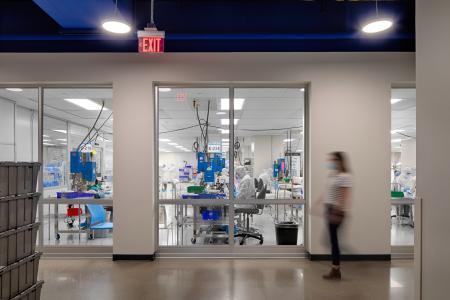 Colder Products Company Windows in Clean Room