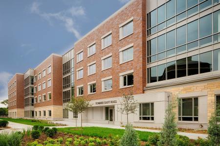 University of St. Thomas - Tommie East Residence Hall Main Entrance 
