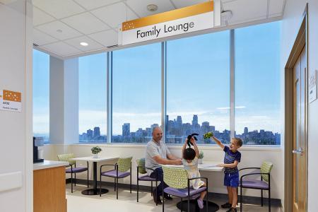 Children’s Minnesota Pediatric Intensive Care Unit Family Lounge