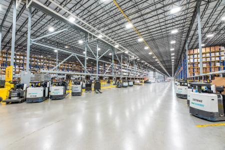H-E-B Retail Support Distribution Center Racking Machines 
