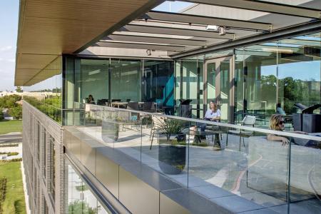 City of Austin Permitting and Development Center Balcony