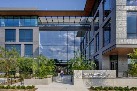 City of Austin Permitting and Development Center Signage 