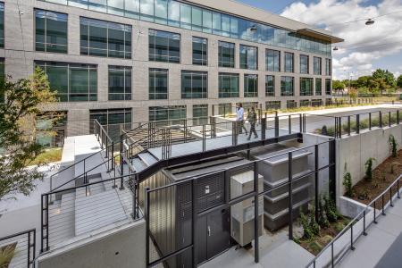 City of Austin Permitting and Development Center Stairwell Mechanics