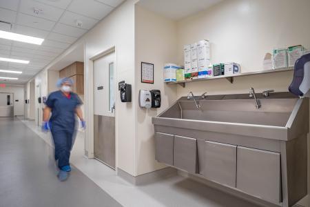 St. Peters Surgery Center and Clinic Wash Station