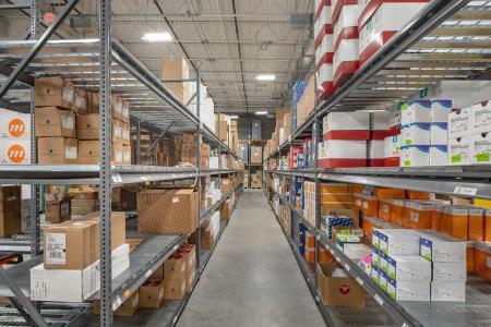 Eurofins Viracor Warehouse Shelves