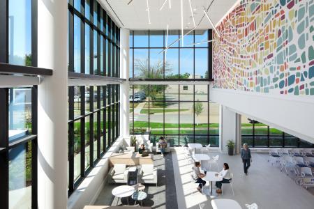Heart Center Main Lobby From Upstairs