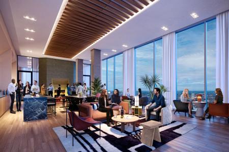 ATX Tower Exterior Rooftop Lounge