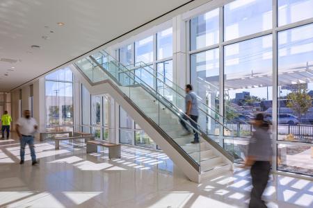 Dallas County Oak Cliff Government Center Atrium Stairs