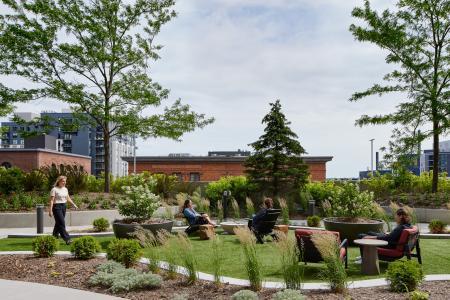 4th & Park Outdoor Seating Area