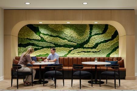 4th & Park Multi-Purpose Room with Greenery Wall
