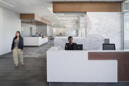 Iowa Clinic Check-In Desk