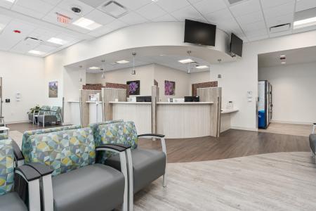 VA Clinic Check-In Desks