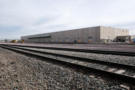 The Des Moines Industrial transloading facility is set to open next month.
